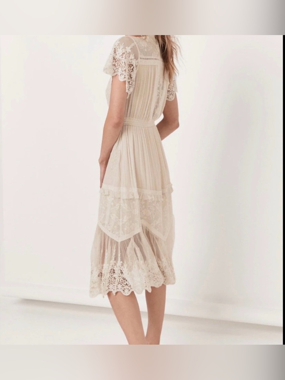 Spell Maggie Embroidered Midi Dress - Picture 2 of 7